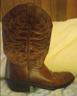 Laredo Mens Birchwood Cowboy Boots Leather Tan - Customer Photo From K. L. Cobb Jr. 