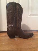 The Western Company Old West Brown Canyon Womens All Leather 12in Stitch Snip Toe Cowboy Boots Review