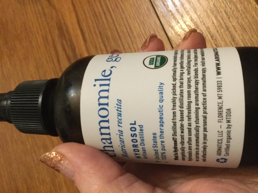 German Chamomile Hydrosol - Customer Photo From Michelle H.