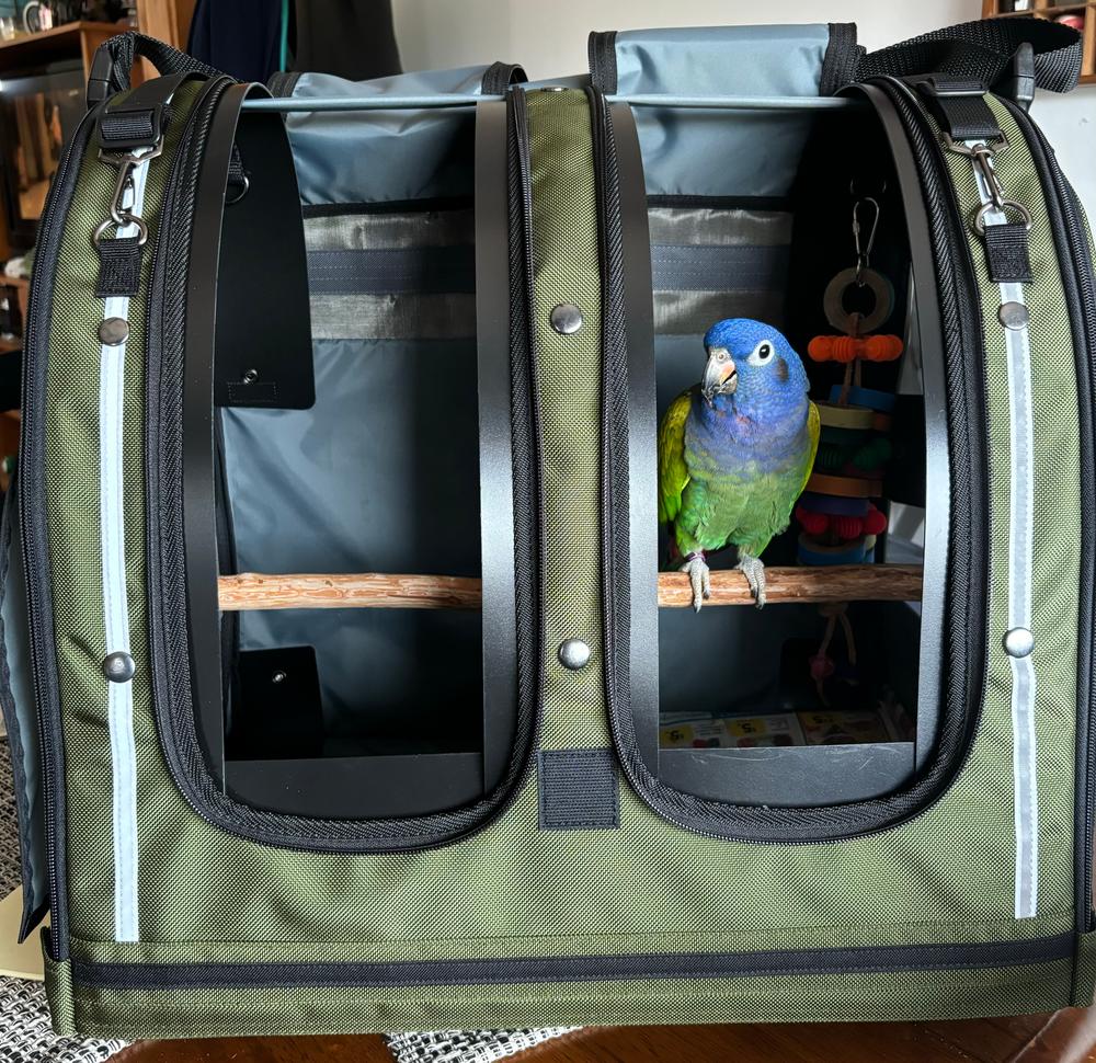 Celltei Pak-o-Bird Travel Carrier - Double Medium Size - Made in USA