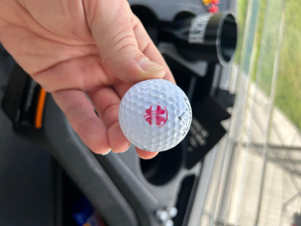 Custom Golf Ball Stamp - Customer Photo From Tim Mapp