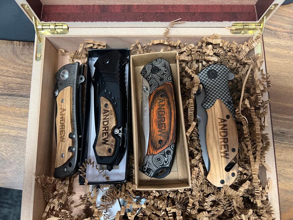 Knife Lovers Gift Box Set - Customer Photo From Racheal 