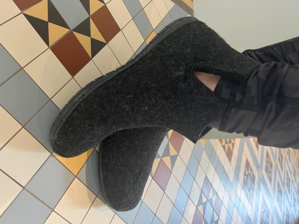 Black Edition - Glerups boots with black rubber soles - Customer Photo From Rachel Cain