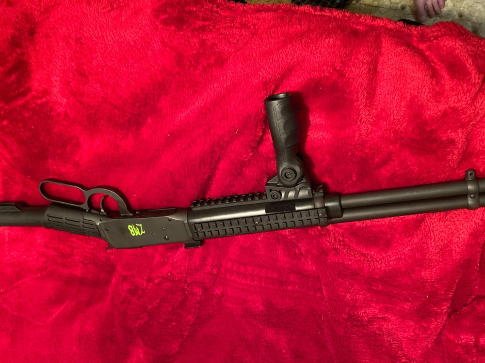 Tactical Push-On QR Vertical Forward Folding Foregrip Grip for Picatinny Rails - Customer Photo From Ben Sharp