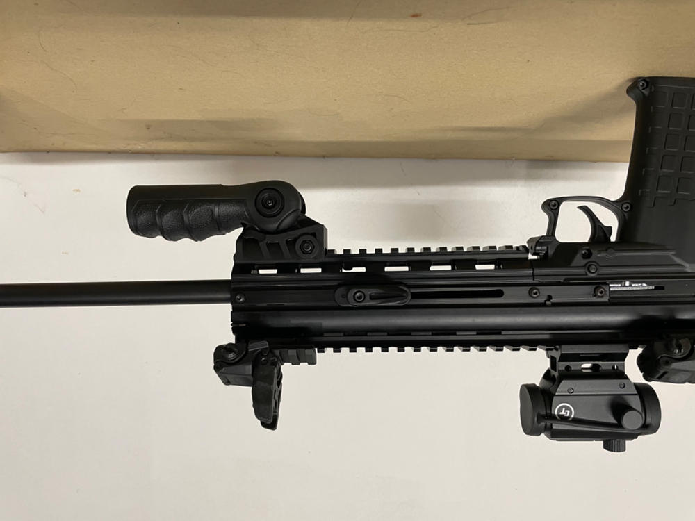 Tactical Push-On QR Vertical Forward Folding Foregrip Grip for Picatinny Rails - Customer Photo From Richard Wioskowski