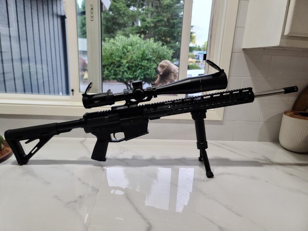 Tactical Foregrip / Bipod with 2" Picatinny Rail Section for KEYMOD Handguard - Customer Photo From Michael Ruano
