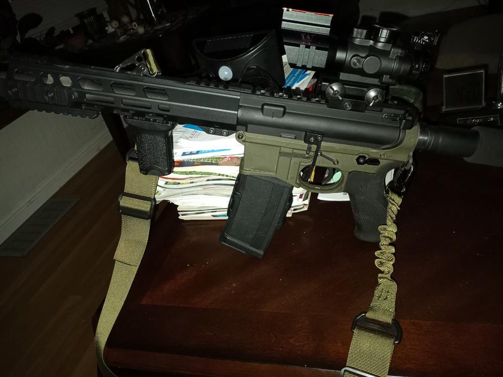 4X32 Prismatic Rifle Scope with Fiber Optic Sight Tri-illuminated BDC Recticle - Customer Photo From Greg Tanner
