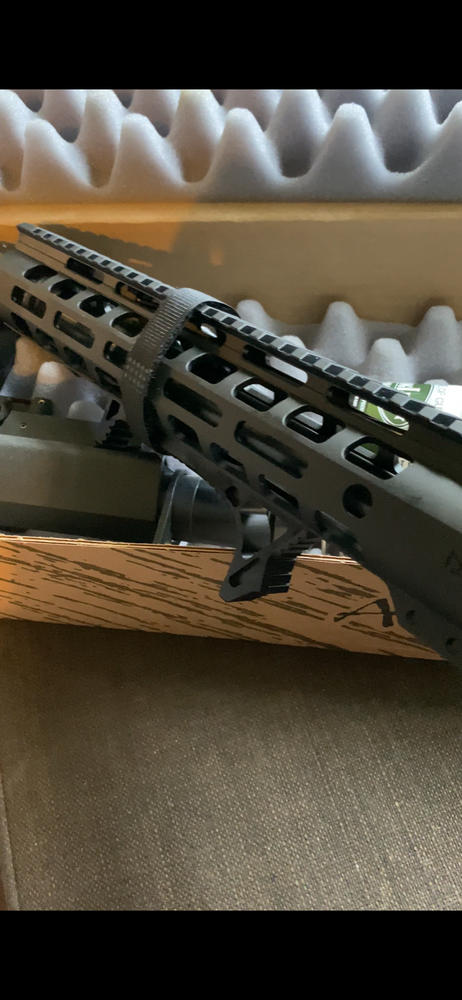 Curved Angled Foregrip Fore Grip Fits M-LOK Rails - Black - Customer Photo From Andrew Hart