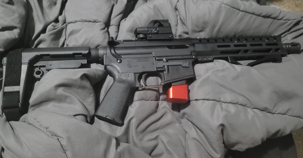 Angled Fore Grip with Sling Swivel Provision Foregrip for Keymod Handguard - Customer Photo From Dale Castro