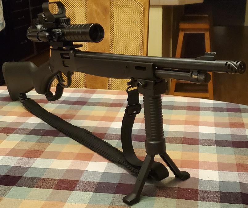 Tactical Picatinny Retractable Foregrip Bipod  Reinforced Insect Legs & Acc Rail - Customer Photo From Greg G.