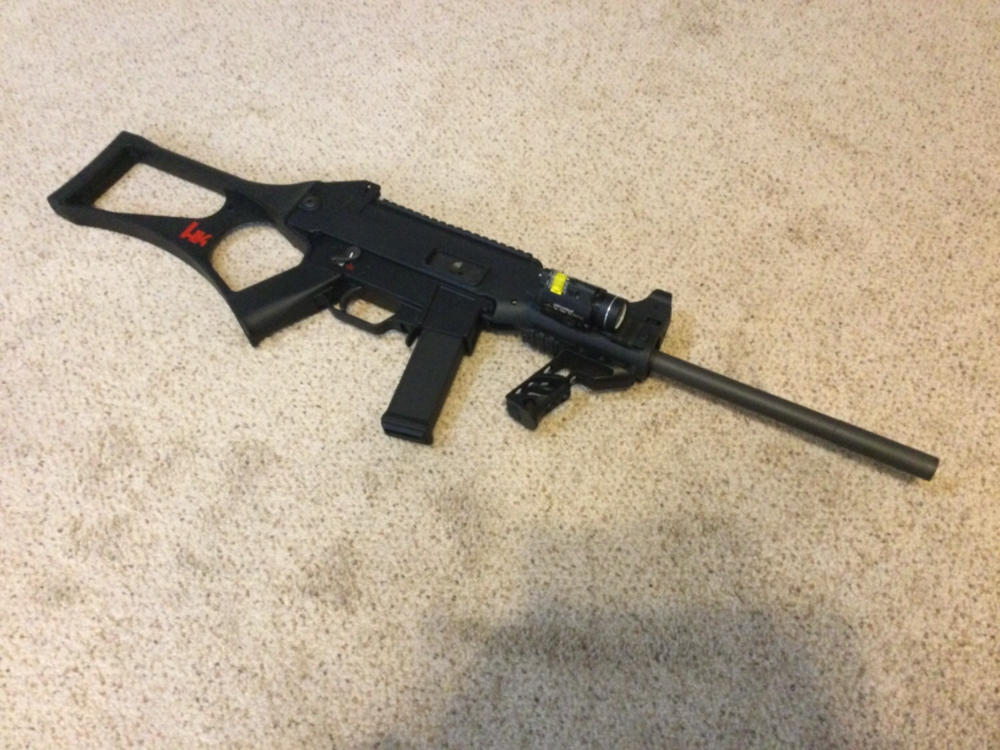 Skeletonized Tactical Foregrip Angled Grip All Metal Black - Customer Photo From Manjit Gill