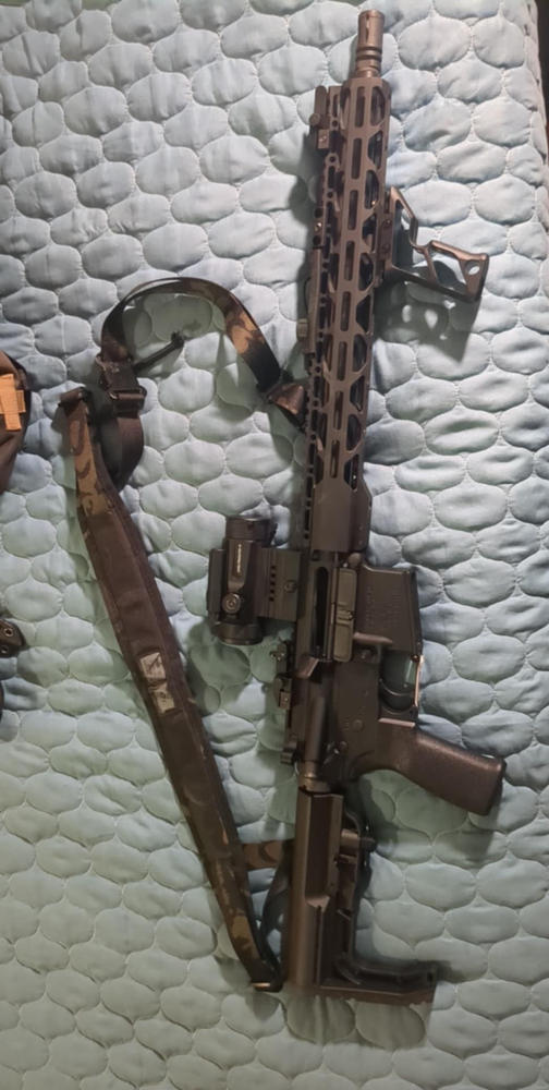 Skeletonized Tactical Foregrip Angled Grip All Metal Black - Customer Photo From Chad Alexander