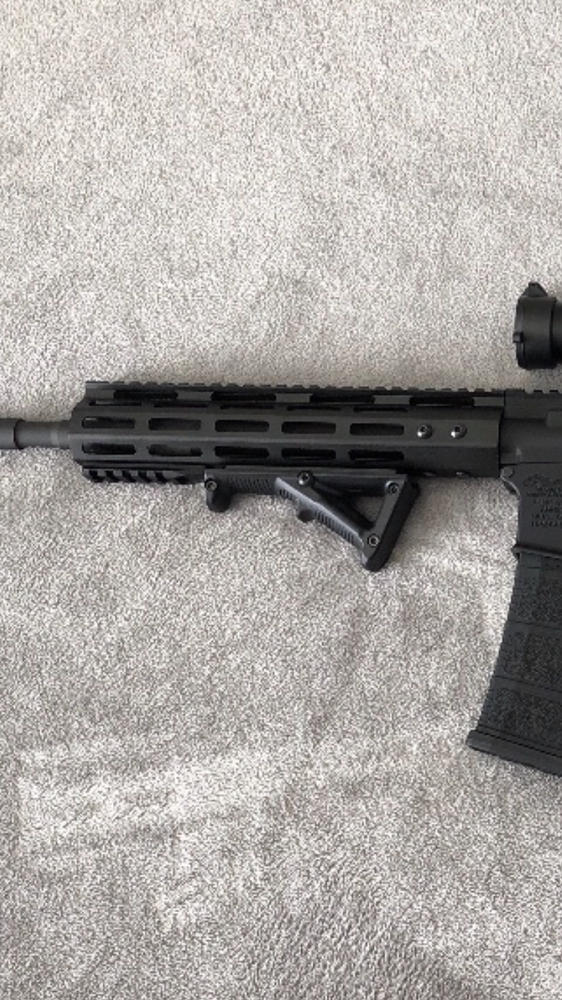 Angled Foregrip Hand Guard Front Grip for Picatinny  Rail -Straight - Customer Photo From Anonymous