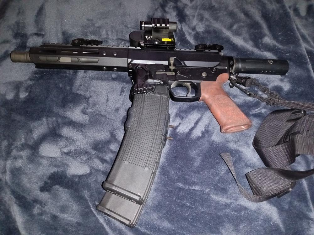 Tactical HD 553G Red Green Reticle Reflex Holosight Rifle Scope w/ Green Laser - Customer Photo From Anonymous