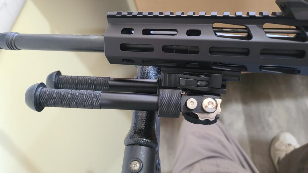 Rifle Bipod Quick Detach Mount 6.5-9" Adjustable Fit 20mm Picatinny Rail - Customer Photo From Marvin Hinkle