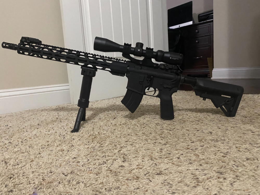 30mm to 1" Tactical PEPR style Quick Release Cantilever Rifle Scope Mount - Customer Photo From Mark Ruddock