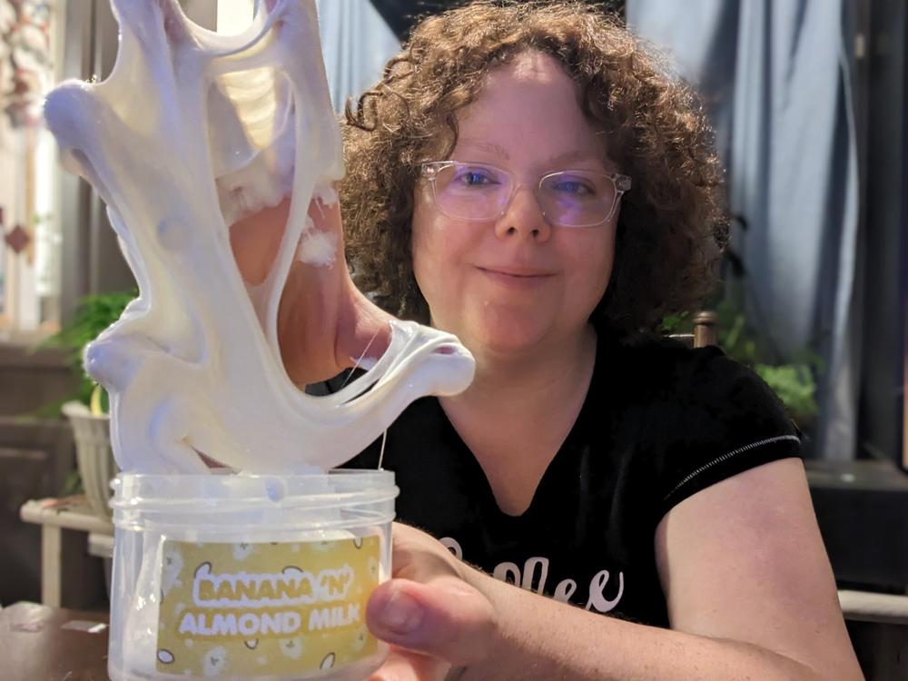 Banana 'N' Almond Milk Slime – Momo Slimes