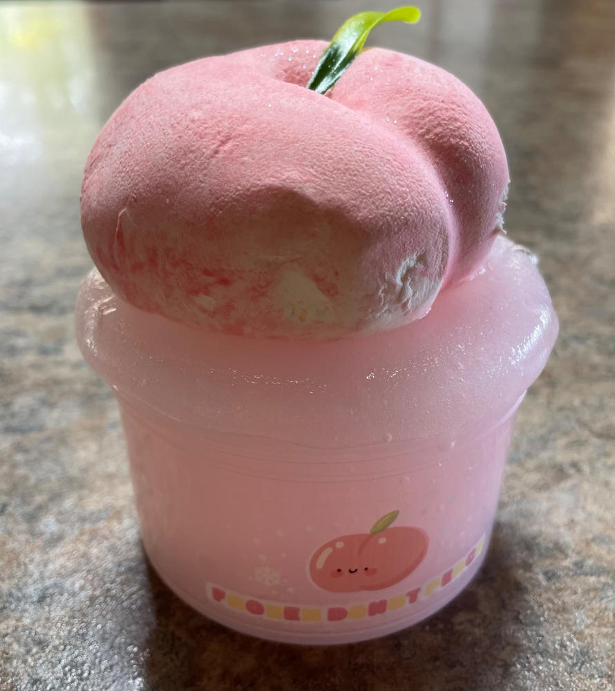 Frozen Donut Peach DIY Slime Kit Momo Slimes