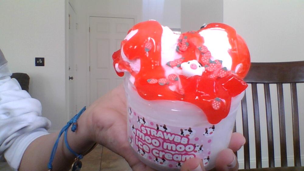 Strawbb Moo Moo Ice Cream DIY Slime Kit - Customer Photo From Lele/Jeje