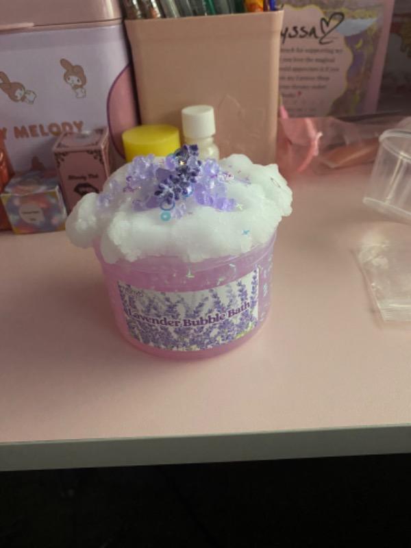 Lavender Bubble Bath Slime – Momo Slimes