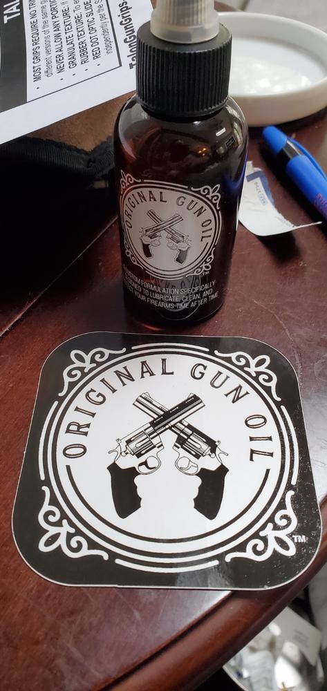 Original Gun Oil - 2oz Bottle - Customer Photo From Russell Wilson