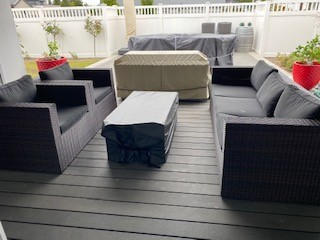 Otama Striped Waterproof Red Large Outdoor Cushion Cover - 55cm x 55cm - Customer Photo From Raewyn James
