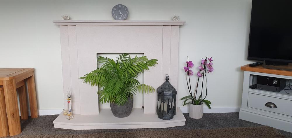 Fireplace Paint in Limestone - Customer Photo From Malcolm Higgins