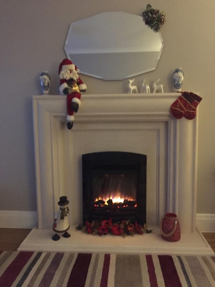 Fireplace Stone Coating Colour Chart - Customer Photo From MARGARET JOHNSON