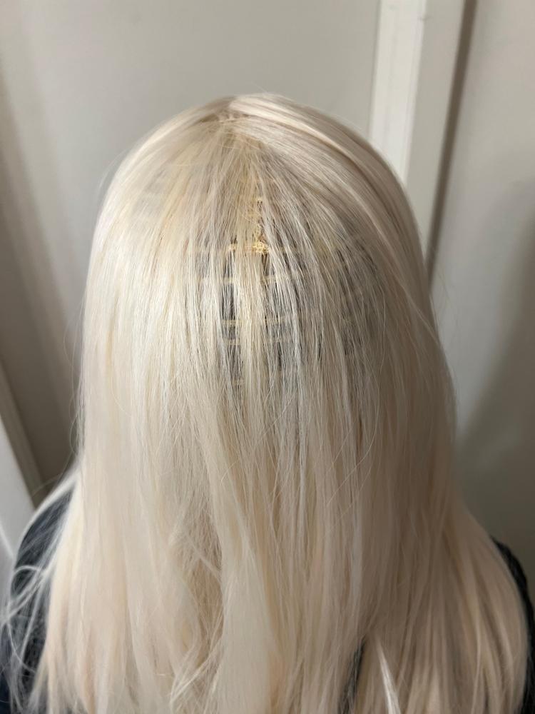 Platinum Blonde Synthetic Wig HW207 - Customer Photo From Victoria H