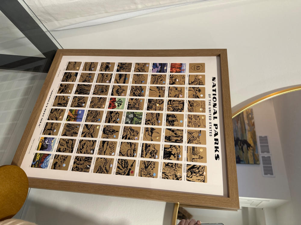 National Parks Scratch-Off - Customer Photo From Laura Ostenfeldt