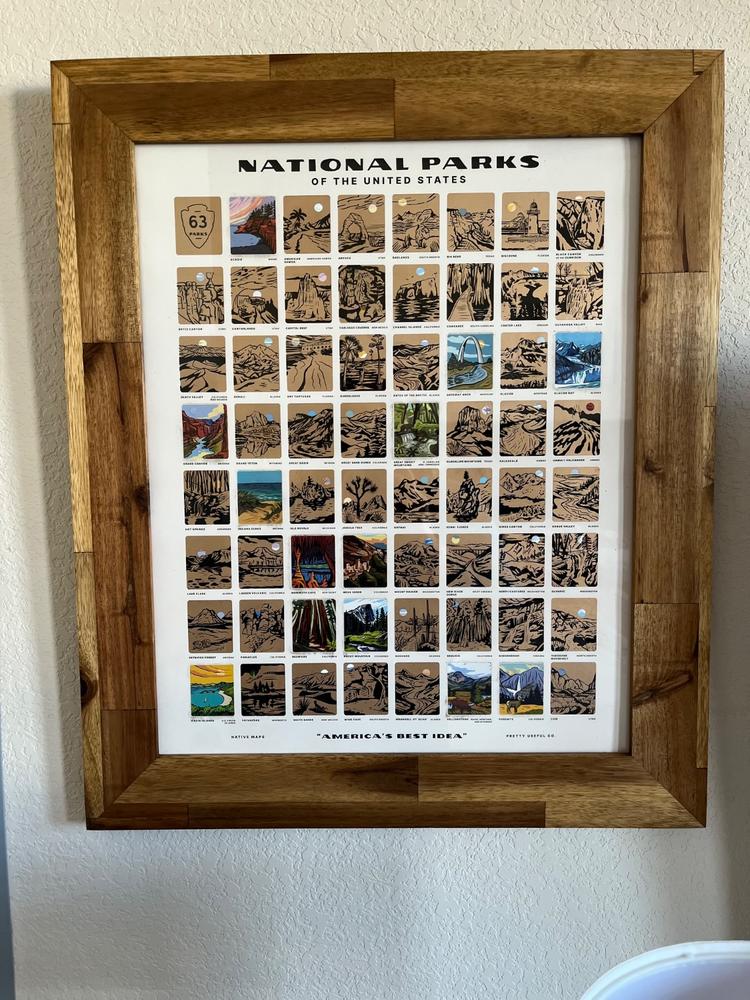 National Parks Scratch-Off - Customer Photo From Mary Valdez