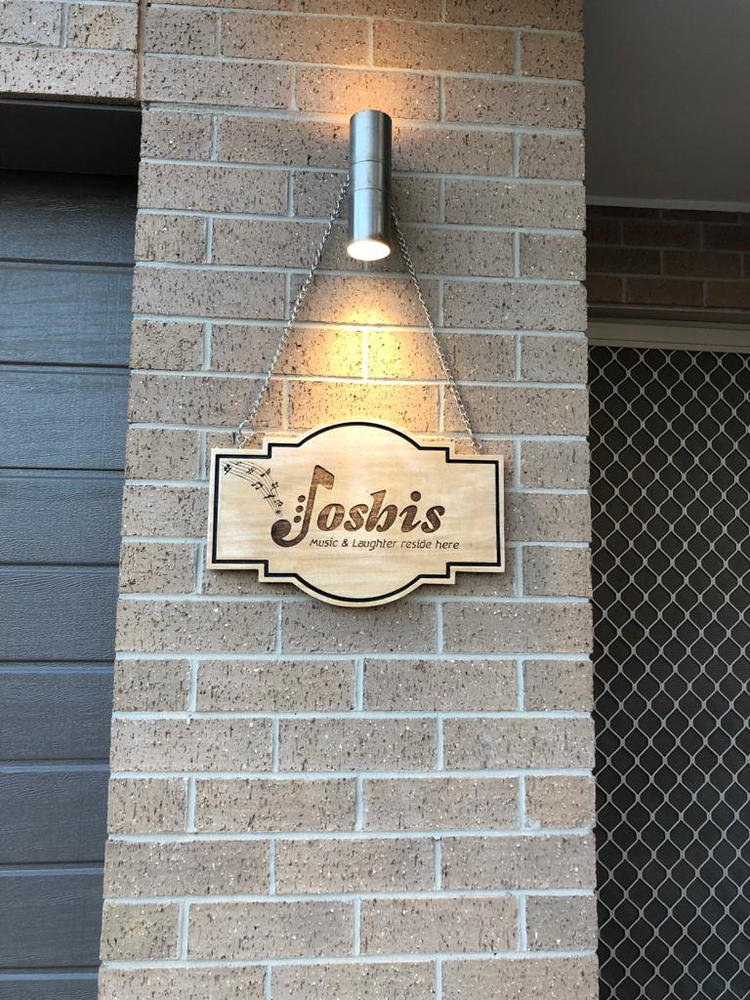 Customize Your Own Hanging Wooden Sign - Customer Photo From Kasturi Pandit