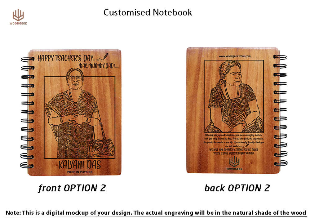 Add image & text to back cover - Customer Photo From Abhaya Bhal