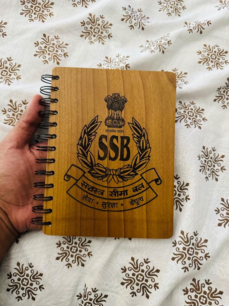 Engraved Wooden Diary for Boss & Office Colleagues | Personalised Corporate Gifts - Customer Photo From Harshit Ratna