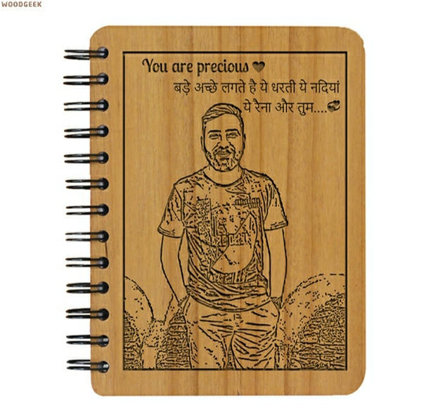 Customize your own wooden notebook - Customer Photo From Aman Chopra
