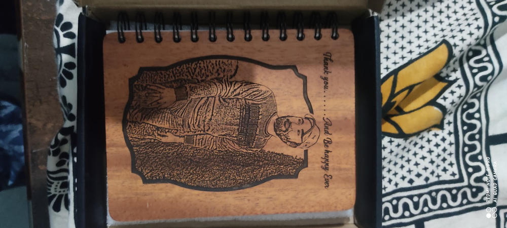 Customize your own wooden notebook - Customer Photo From Shravani Reddy