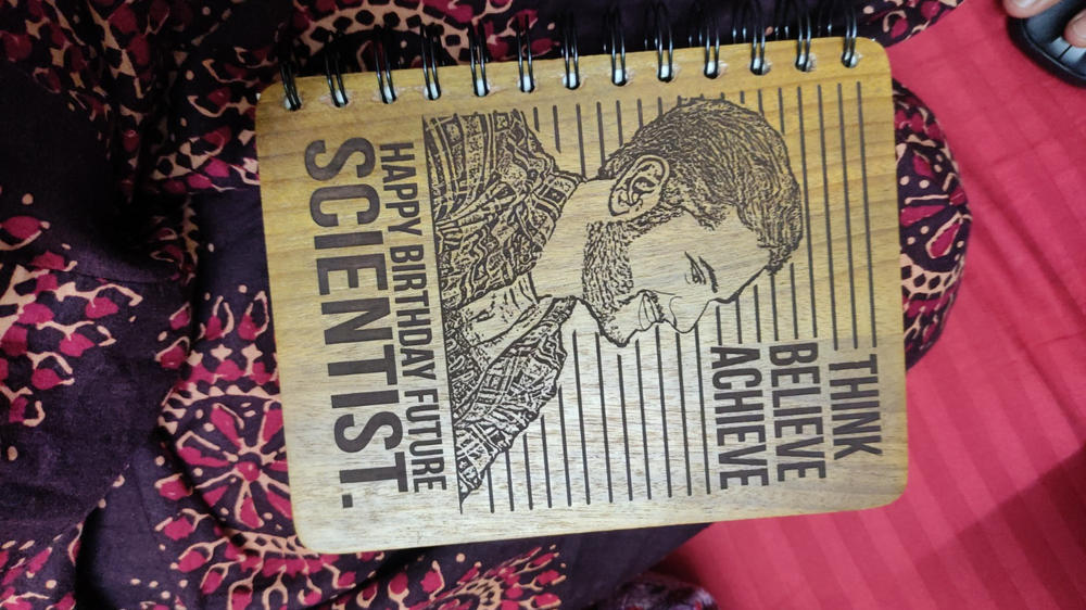 Customize your own wooden notebook - Customer Photo From Sapna Singh