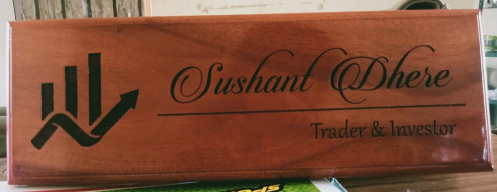 Customize Your Own Wooden Nameplate - Customer Photo From Sunita teli