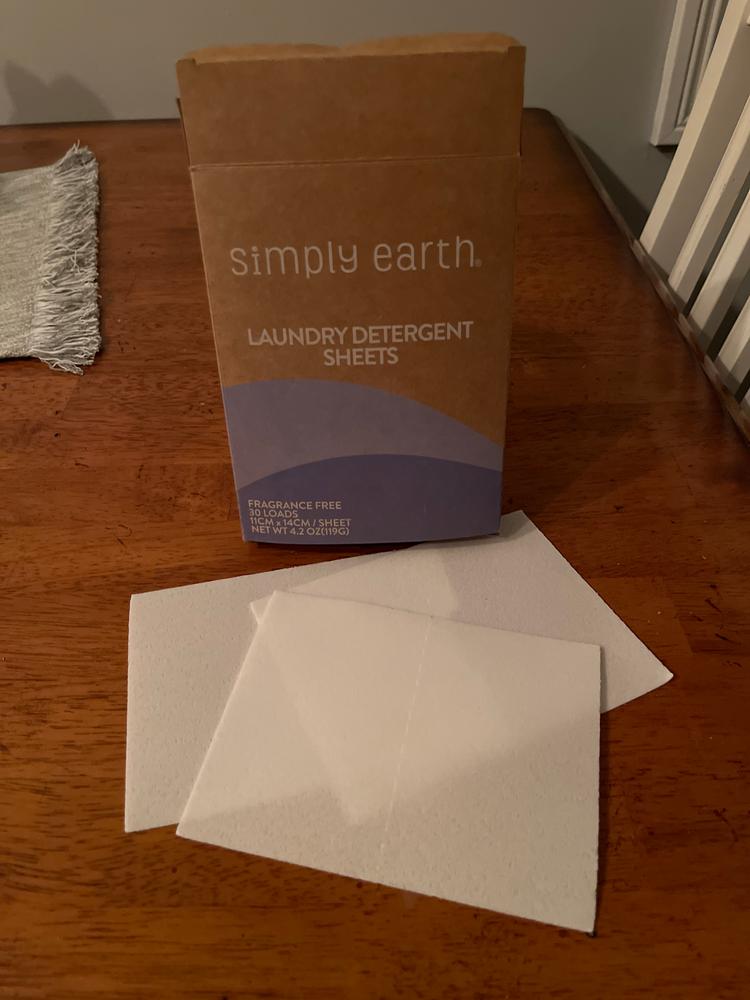 Simply Earth  Laundry Detergent Sheets