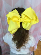 Bargain Bows Double Stacked Basic 8 Inch Solid Color Hair Bow -Alligator Clip Review