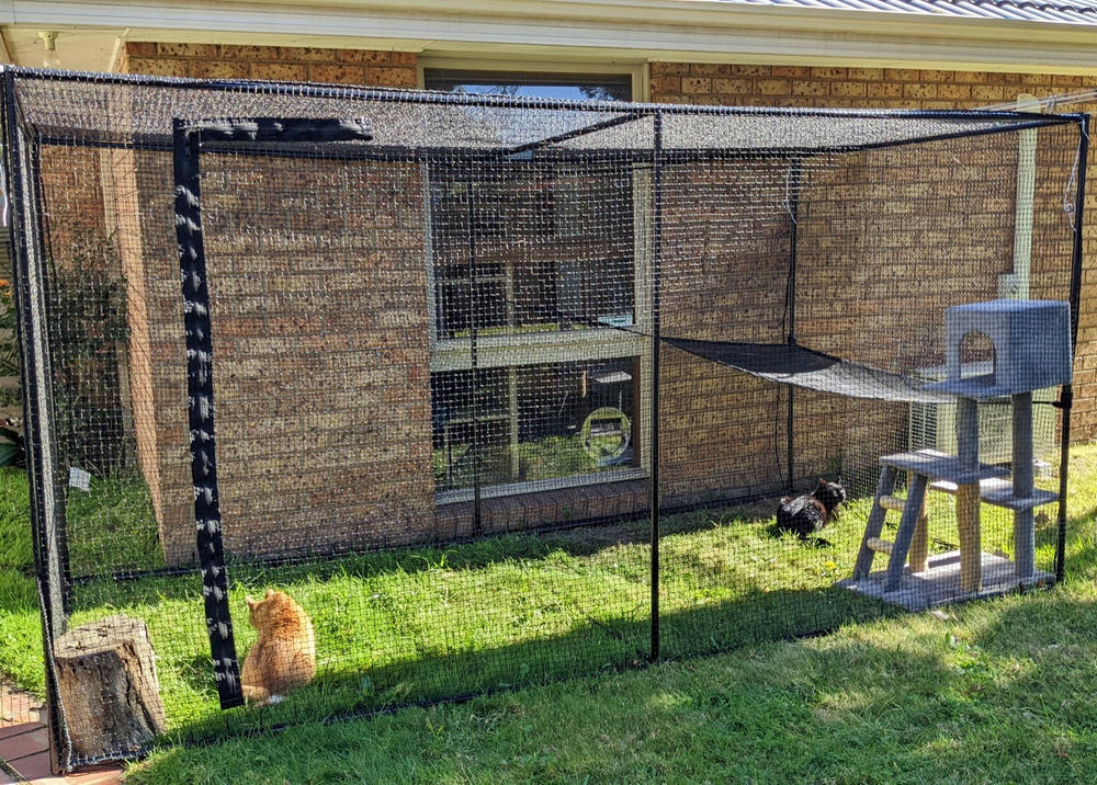 Double Size 3.6m Freestanding Cat Enclosure – Catnets