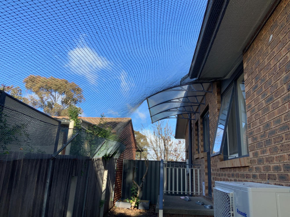 Premium Cat Netting W/ Stainless Steel (bythemetre)