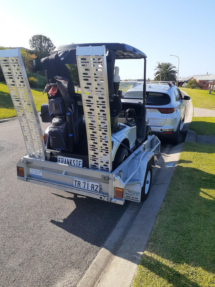 Heeve Aluminium Curved Multi-Use Loading Ramps - Customer Photo From Ian Franks