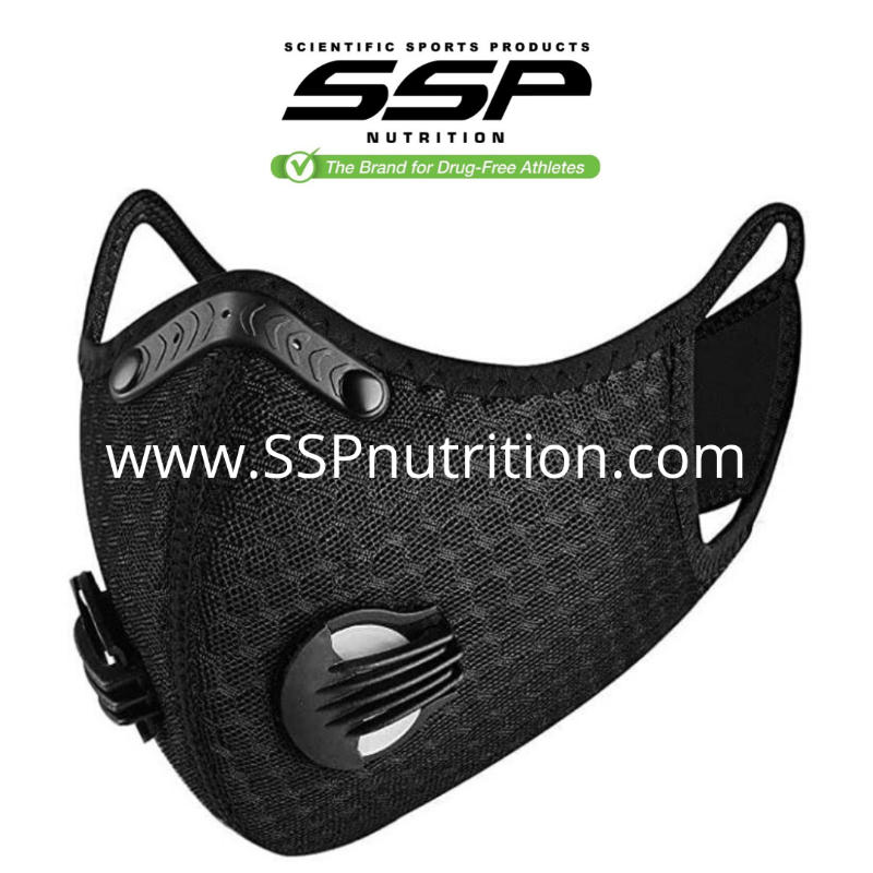 PM2.5 Workout Exercise Mask: Adjustable Air Flow (100% Reusable