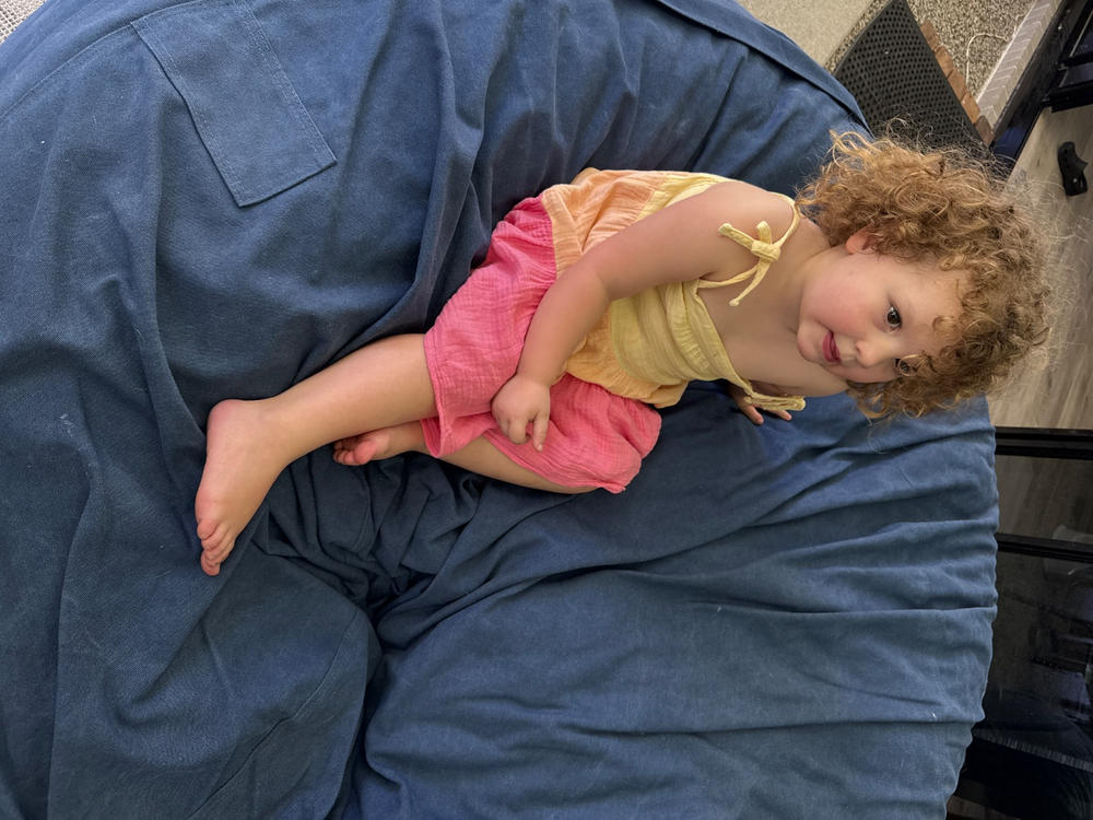 Grande Kloud (XL) - Washed Blue Canvas...Outdoor - Customer Photo From Lynette Dyball