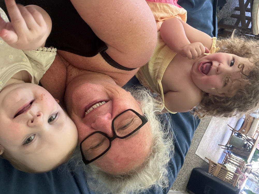 Grande Kloud (XL) - Washed Blue Canvas...Outdoor - Customer Photo From Lynette Dyball