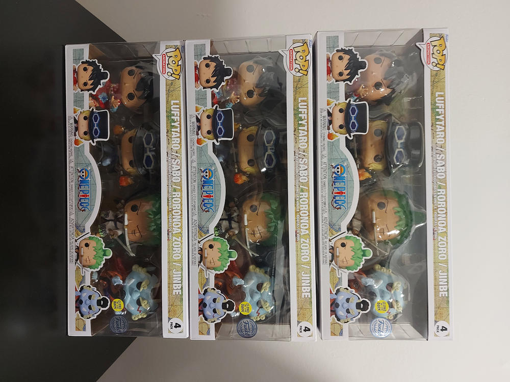 Funko POP! One Piece Luffytaro, Sabo, Roronoa Zoro, and Jinbe offers Vinyl Figure Set 4