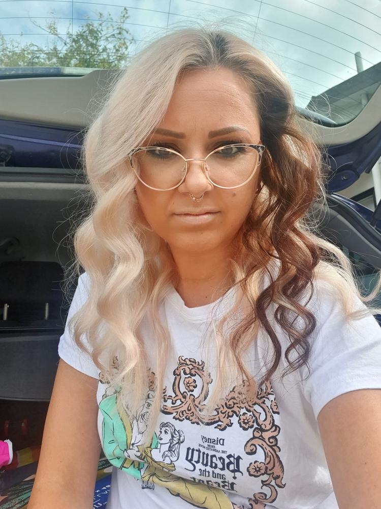 Heatless Hair Curl+ | Pink - Customer Photo From Amanda
