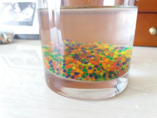 PROLOSO Gel Water Beads Rainbow Mix, (20,000/40,000 beads) for Sensory Toys, Watering Plants and Decor - Customer Photo From Abby