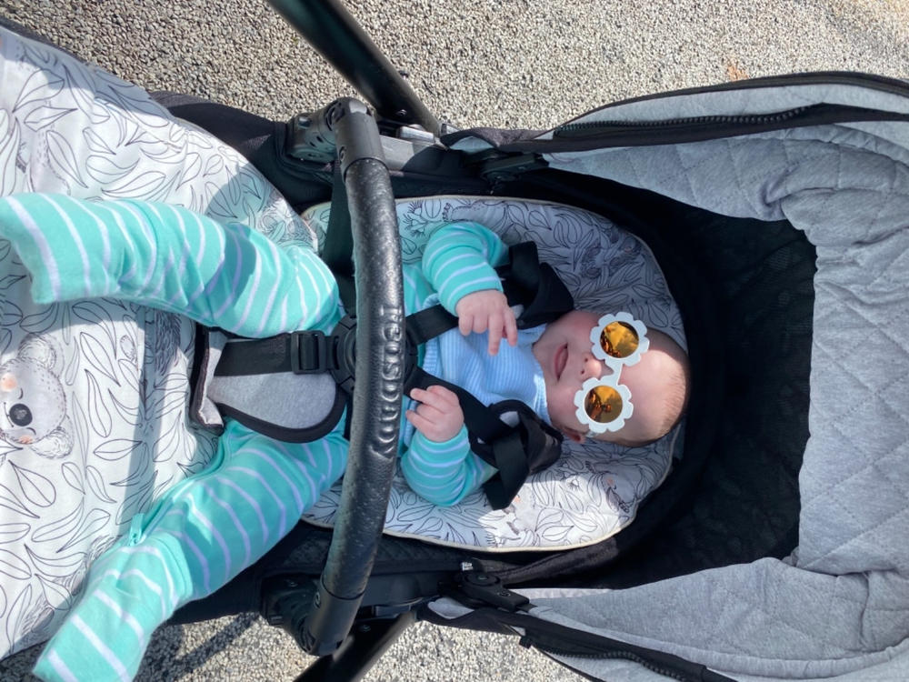 Blue Series - Flower Sunglasses - Polarized Babiators - Customer Photo From Kelly Edwards